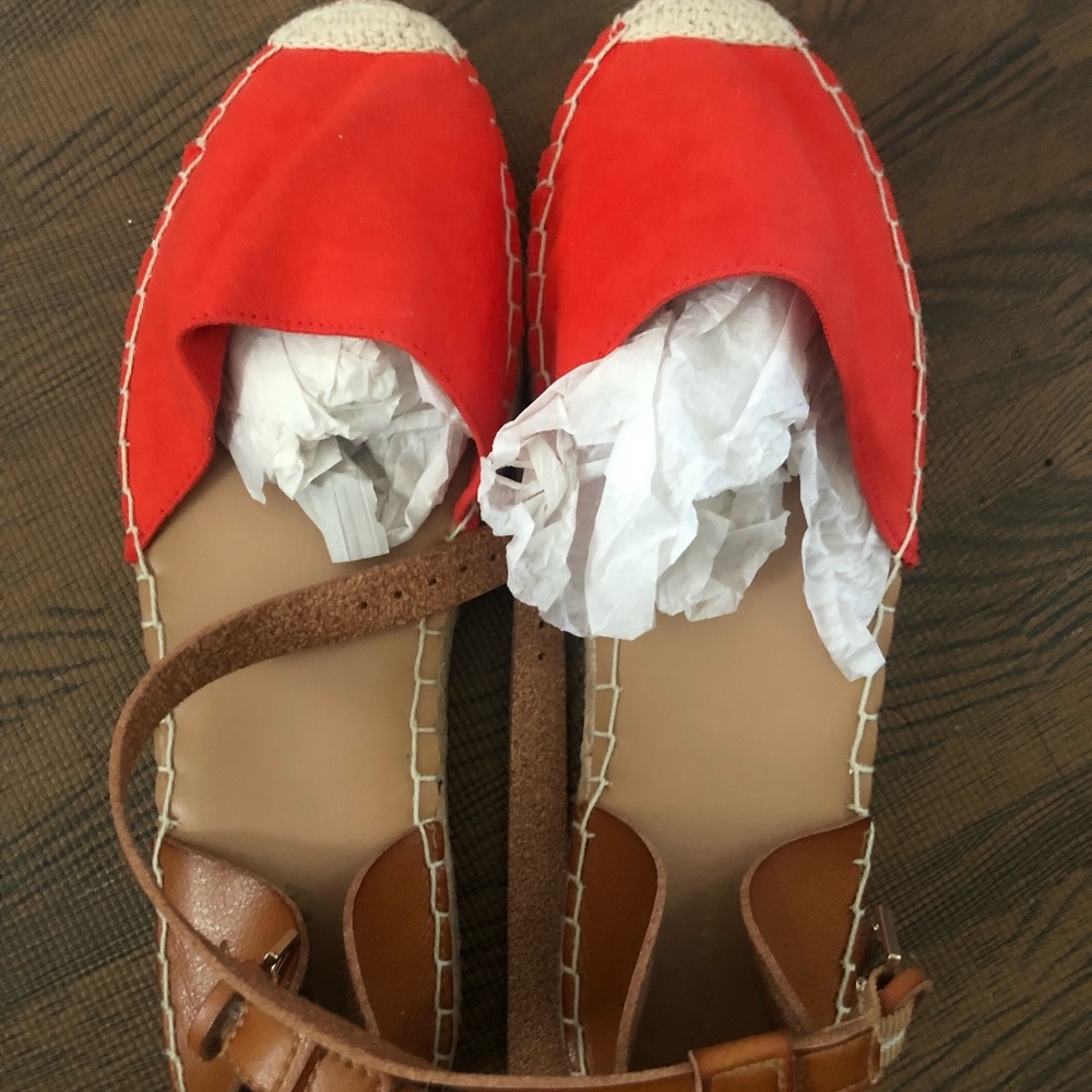 Old Navy Red Anke espadrilles NEW